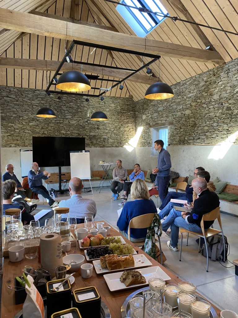 réunion d'entreprise à la Grange de Launay proche de Nantes